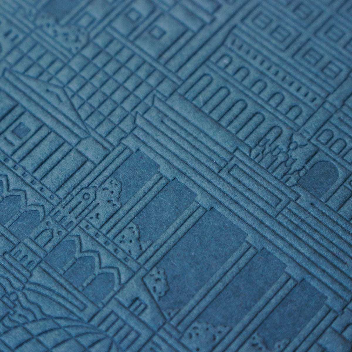BERLIN NOTEBOOK - blaues Notizbuch - 18x13 cm & 128 Seiten | the city works