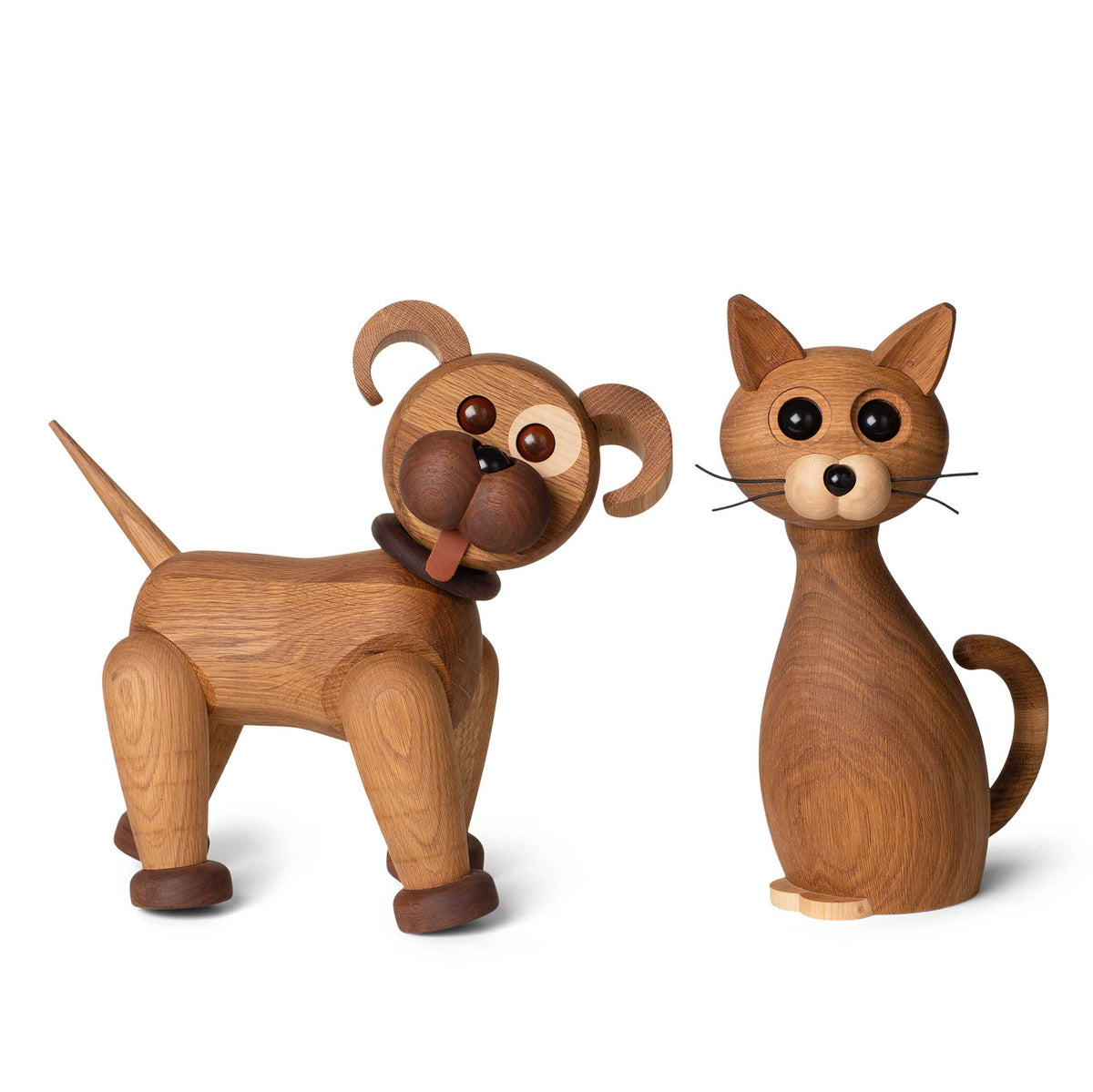 Holzhund Big Happy Groß – Eiche · 38 cm | Spring Copenhagen
