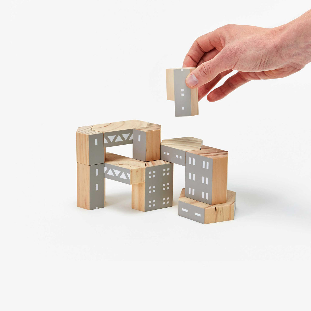 BLOCKITECTURE | BRUTALISM | Wooden ARCHITECTURE BLOCKS | James Paulius | Areaware