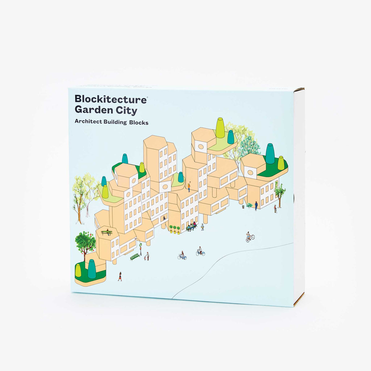 BLOCKITECTURE® | GARDEN CITY Mega Set | Holz Architektur BAUSTEINE | James Paulius | Areaware