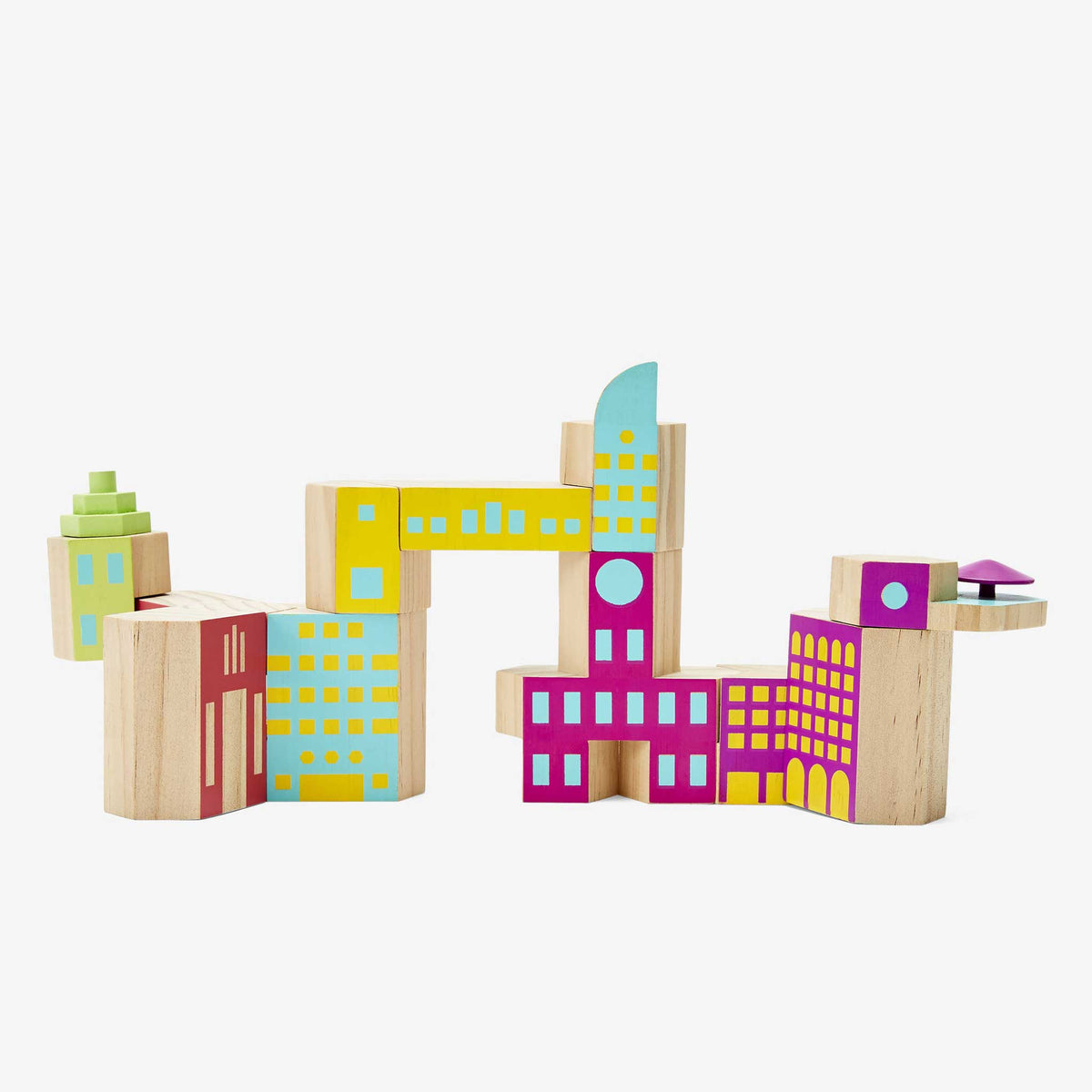 BLOCKITECTURE® Deco | Mega Set | Holz Architektur BAUKLÖTZE | James Paulius | Areaware - Charles & Marie