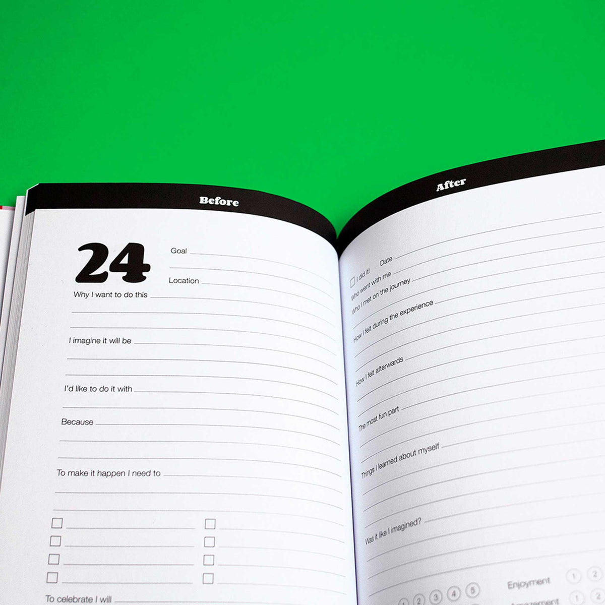 BUCKET LIST & LIFE BOOK & THREE YEAR JOURNAL | Set aus 3 LEBENSZIELE PLANER & BÜCHER | A5 | nolki - Charles & Marie