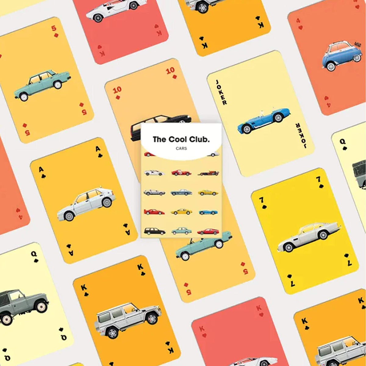Spielkarten Cars – Automobilmotive · 54 Karten | The Cool Club