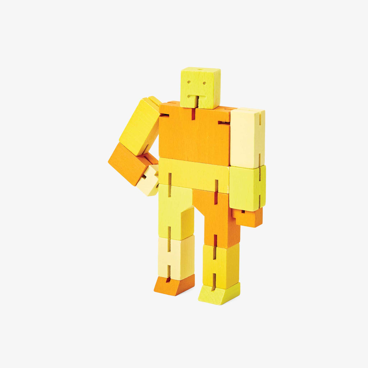 CUBEBOT® Capsule Collection | 3D PUZZLE ROBOTER | Gelb Multi | David Weeks | Areaware