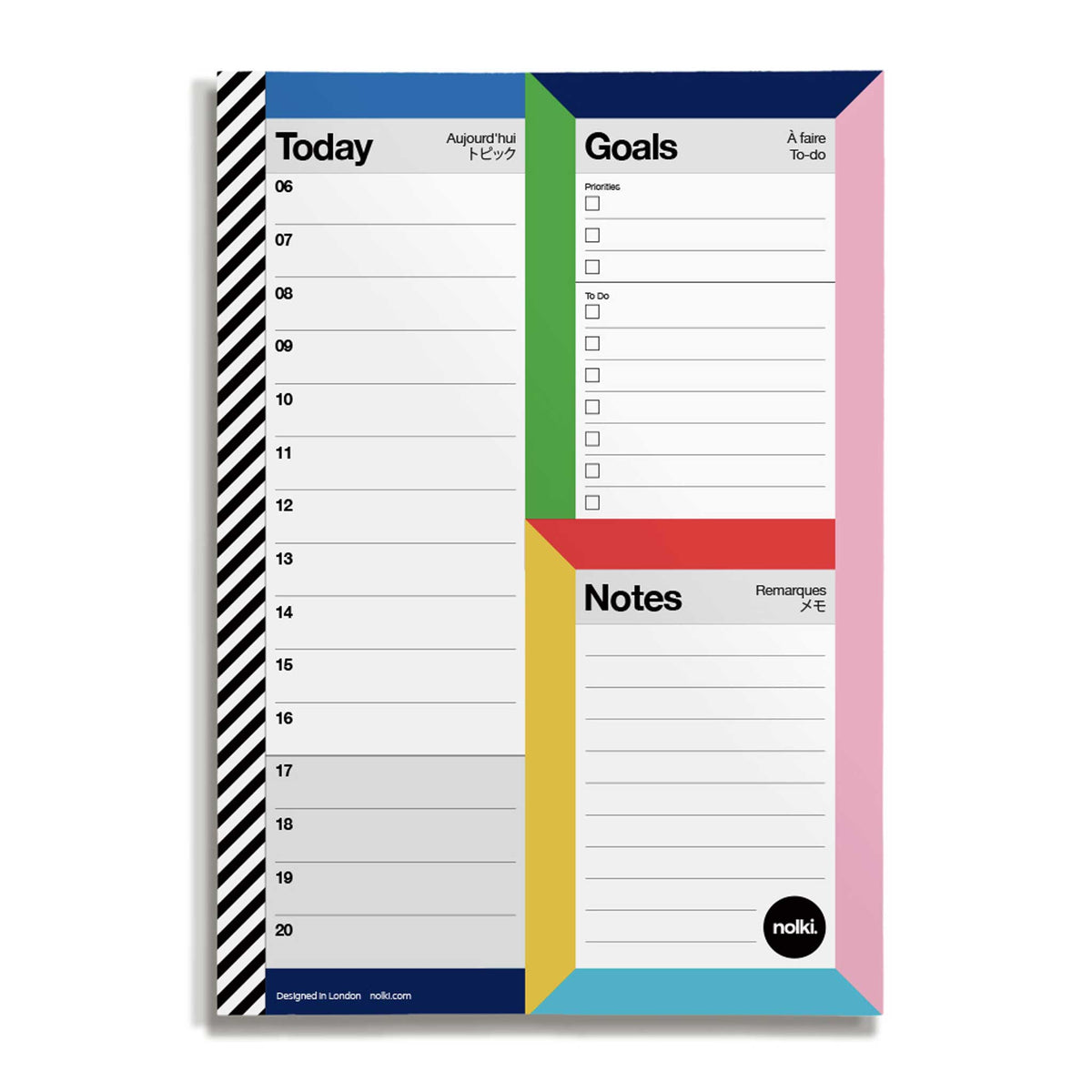 DAYPAD Runway | TAGESPLANER | A5 & 100 Seiten | nolki - Charles & Marie