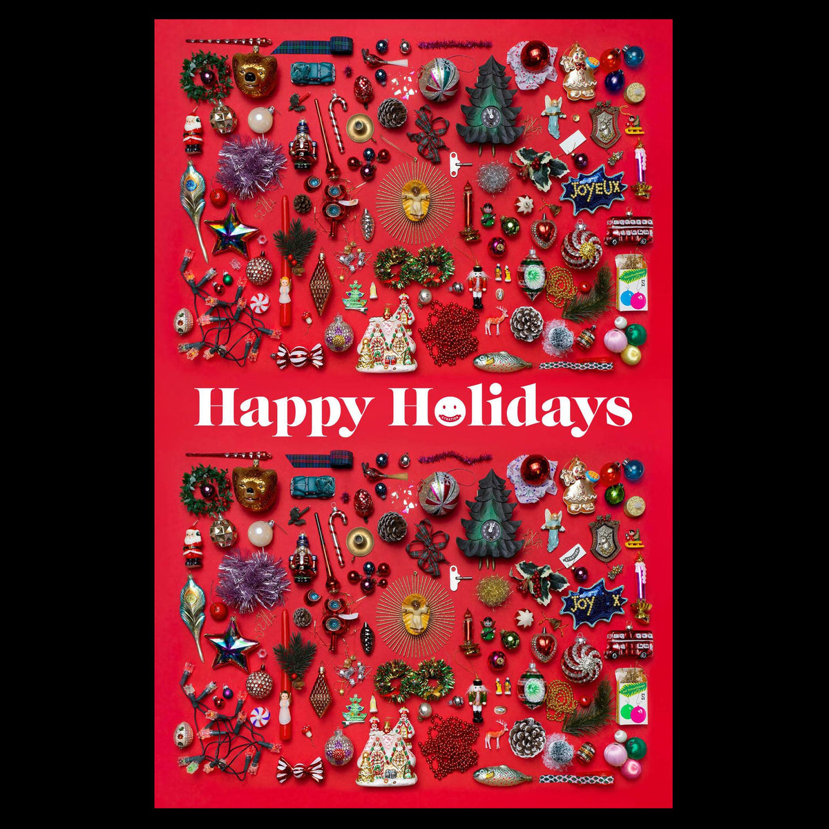 HAPPY HOLIDAYS | 100 Unterschiede Spiel & Rätsel POSTER | 65x100cm | Stratier