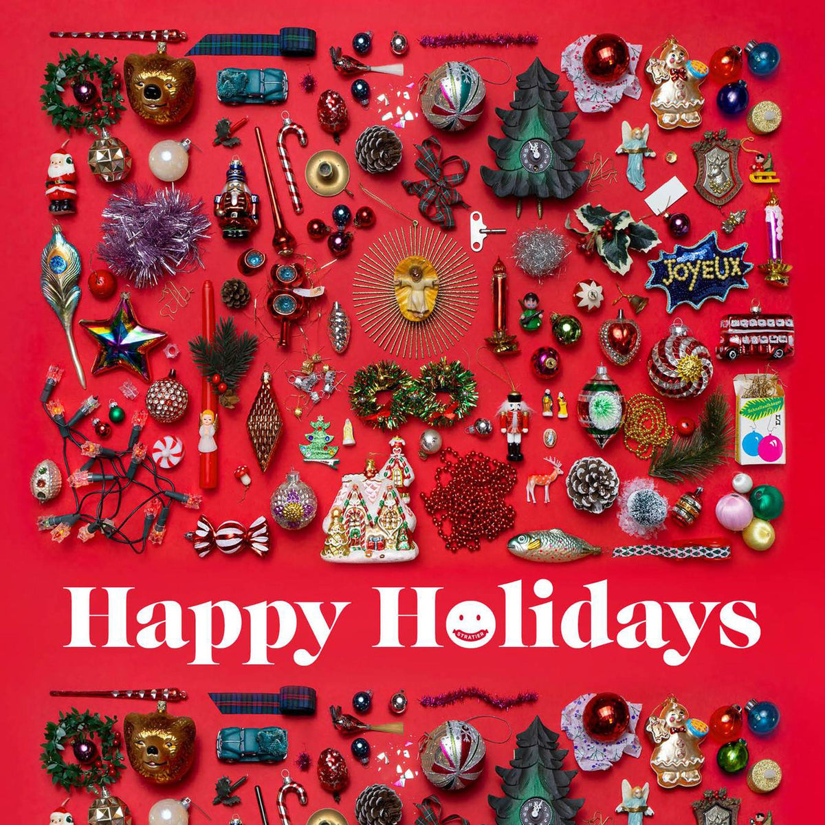HAPPY HOLIDAYS | 100 Unterschiede Spiel & Rätsel POSTER | 65x100cm | Stratier