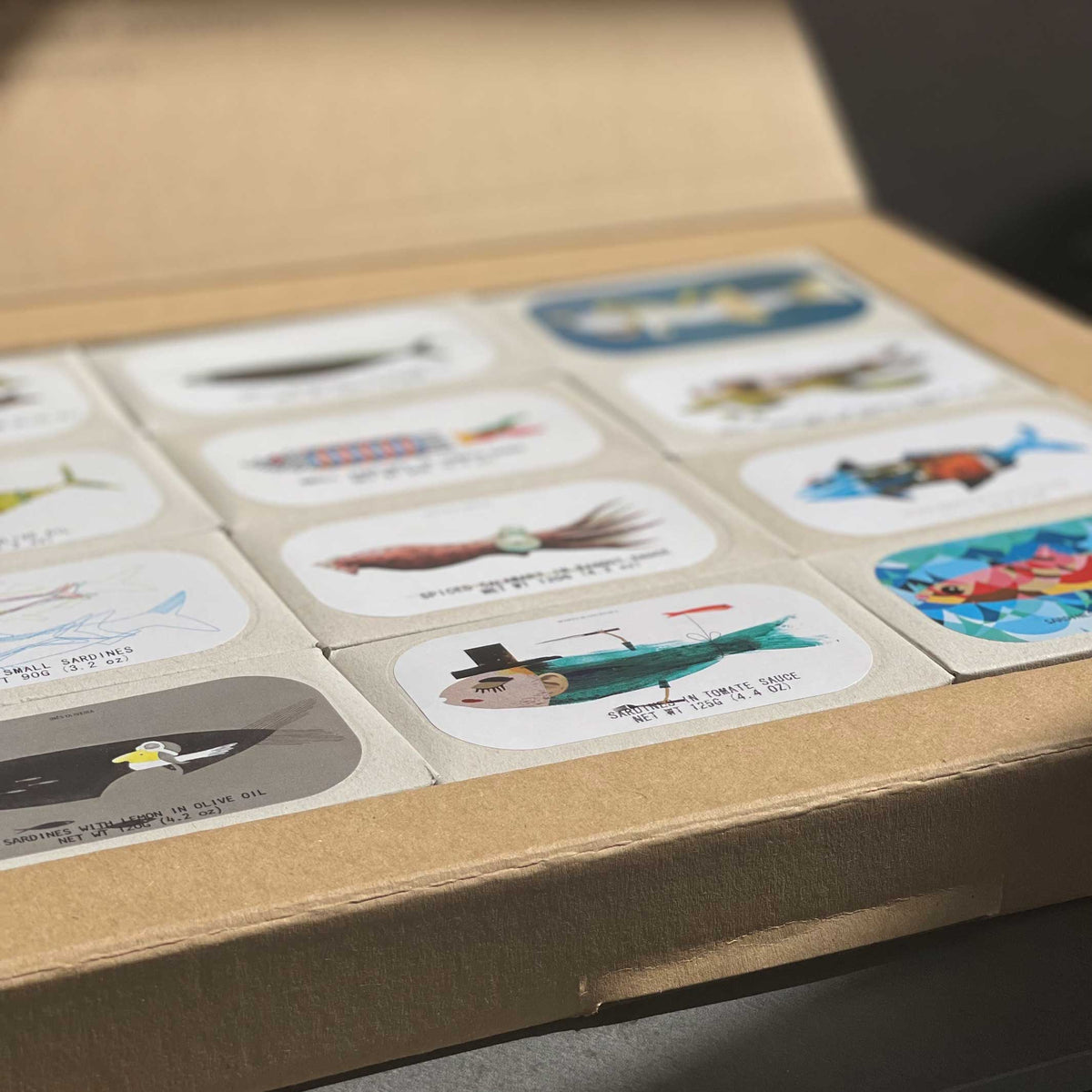 Fischkonserven-Geschenkset – 12 Dosen | José Gourmet