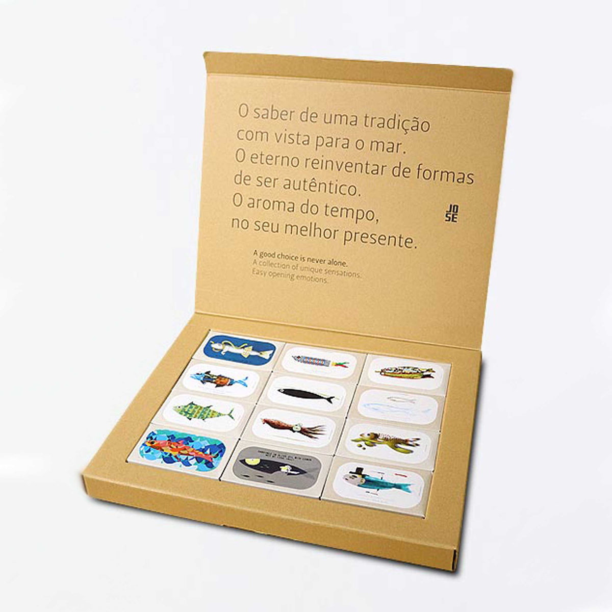 Fischkonserven-Geschenkset – 12 Dosen | José Gourmet