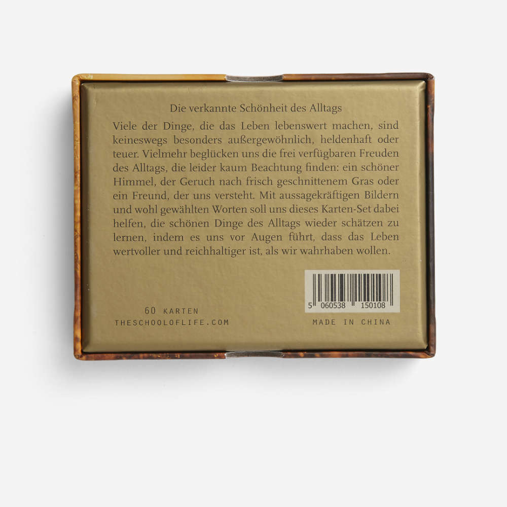Kartenset "Kleine Freuden" – 60 Karten | The School of Life