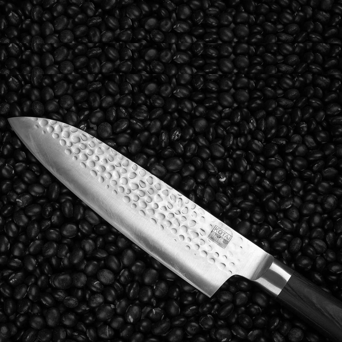 SANTOKU | MEHRZWECKMESSER | hölzerne Saya & Bambus-Geschenkbox | 18cm Klinge | Kotai