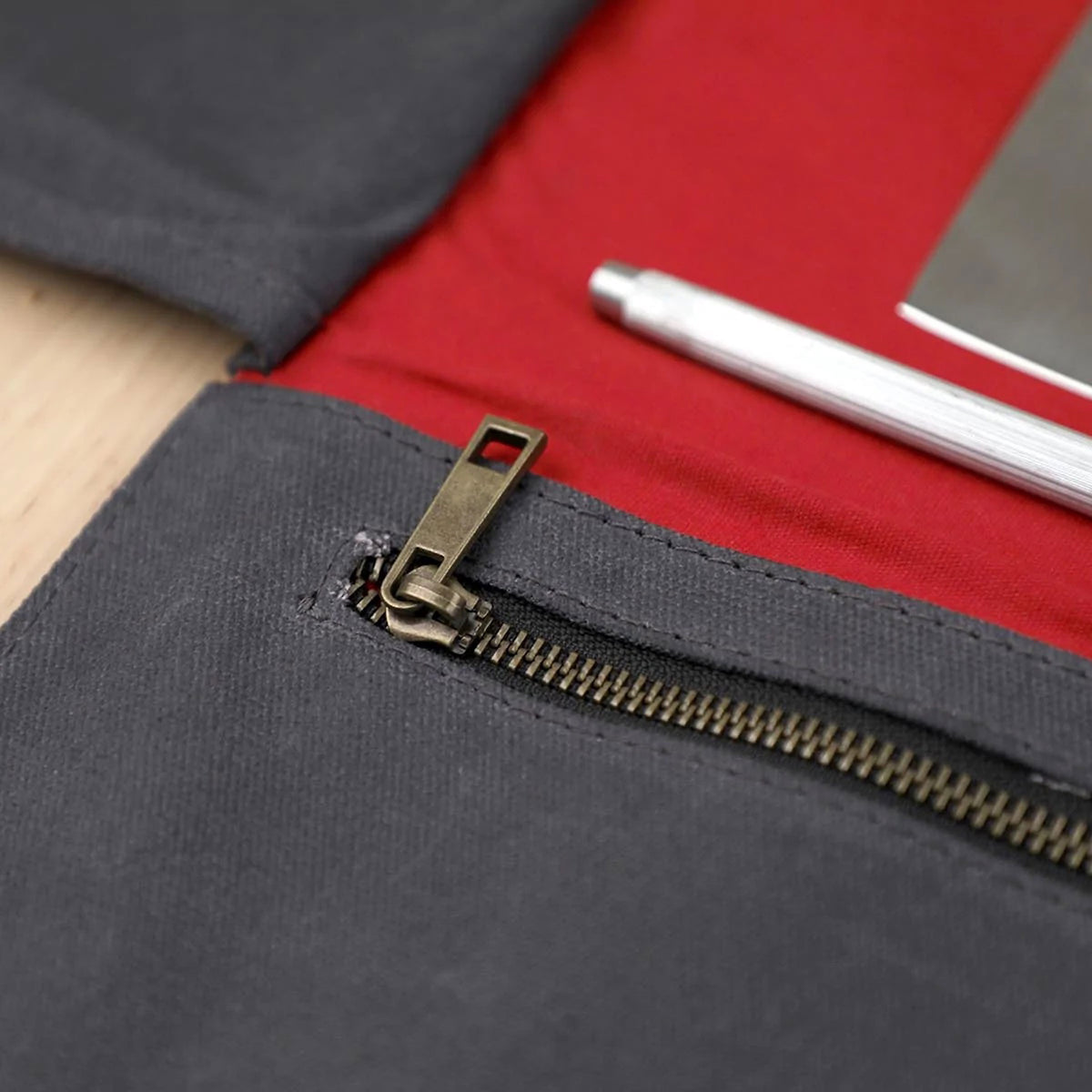 CHEF KNIFE ROLL-UP BAG | Reise-MESSERTASCHE | Cotton Canvas & Leder | Kotai