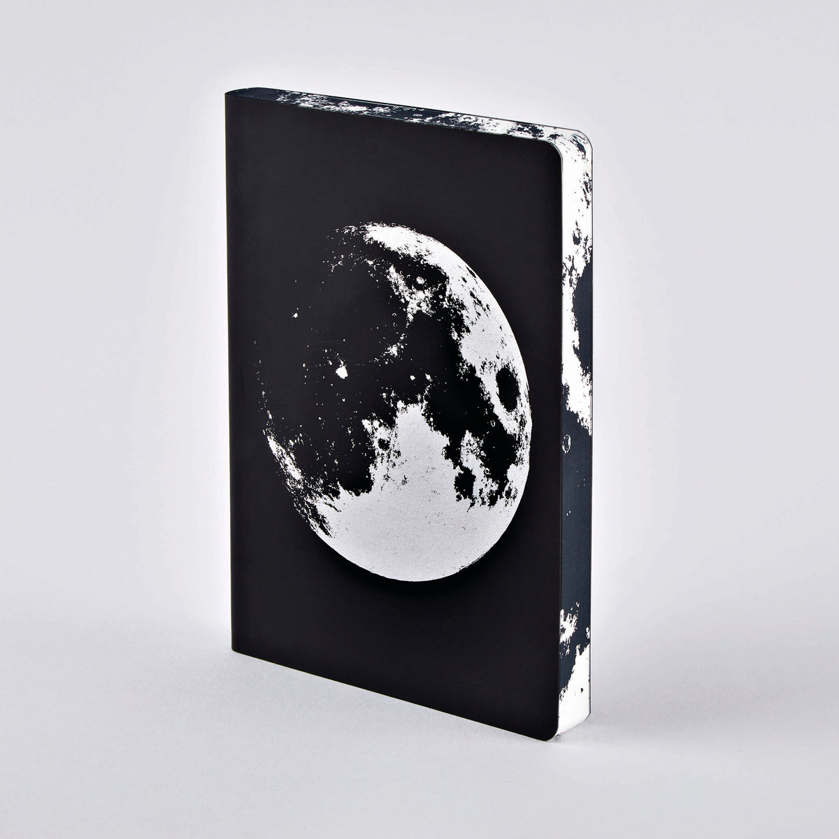 MOON | GRAPHIC L Serie |  schwarzes NOTIZBUCH | Nuuna