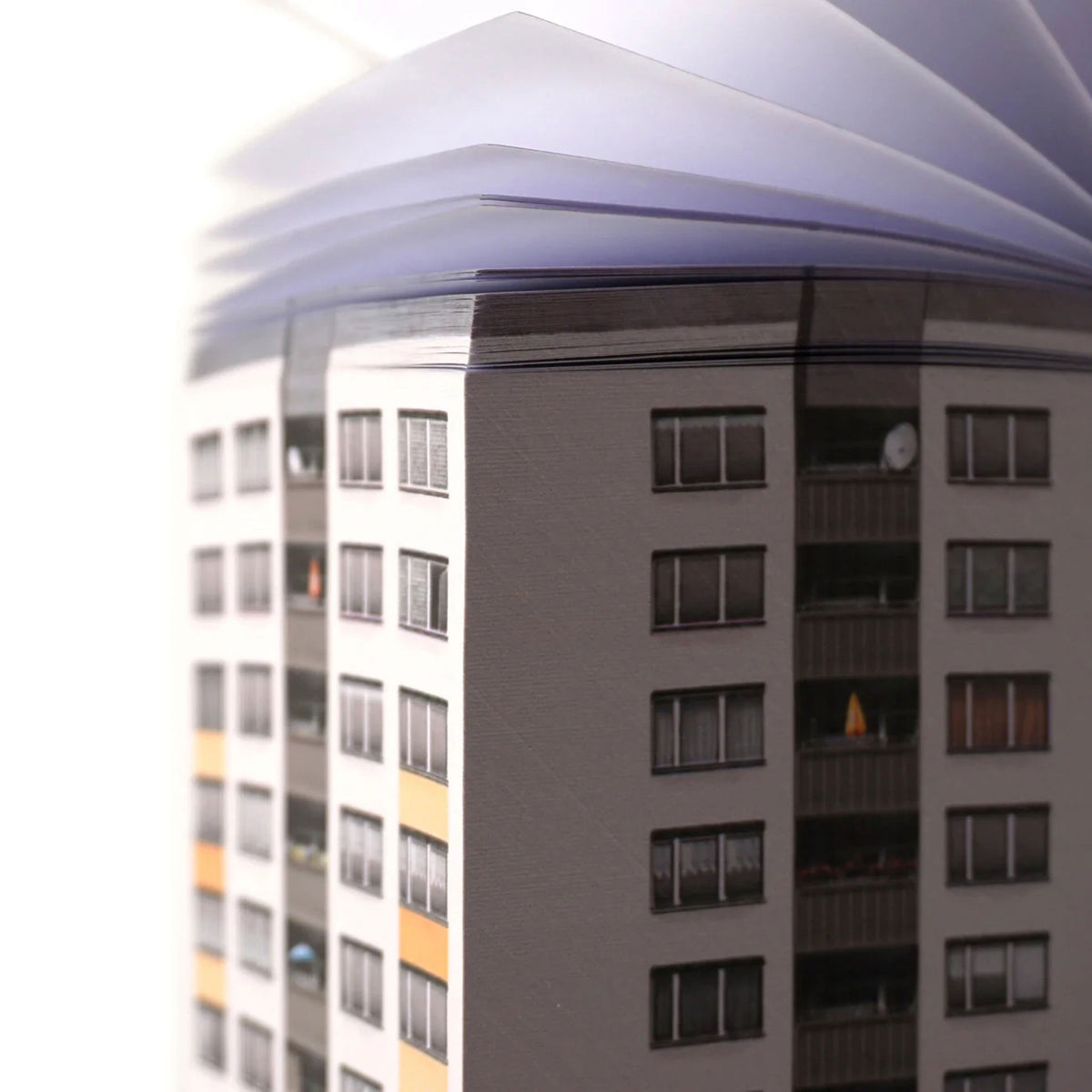 PAPERSCRAPER® | Plattenbau | 2.500 Seiten NOTIZBLOCK | seltmann+söhne