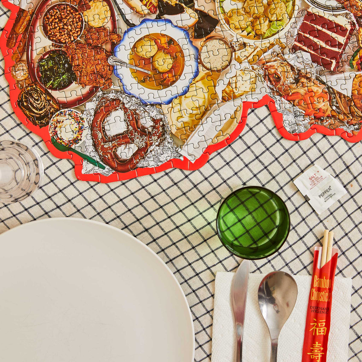 PUZZLE THING:  NY HEART | FOOD-PUZZLE | 465 Teile | Areaware