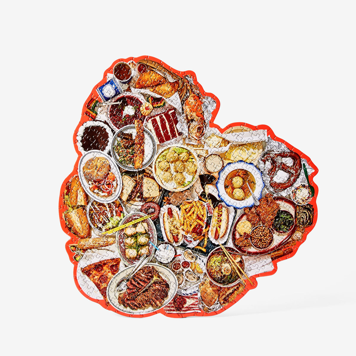 PUZZLE THING:  NY HEART | FOOD-PUZZLE | 465 Teile | Areaware