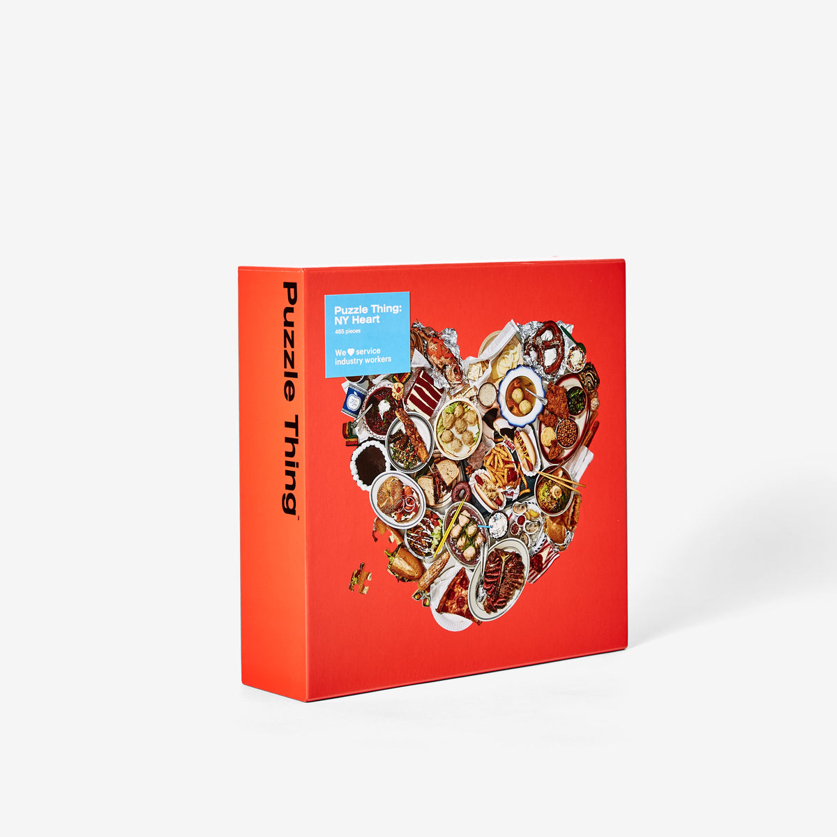 PUZZLE THING:  NY HEART | FOOD PUZZLE | 465 pcs | Areaware