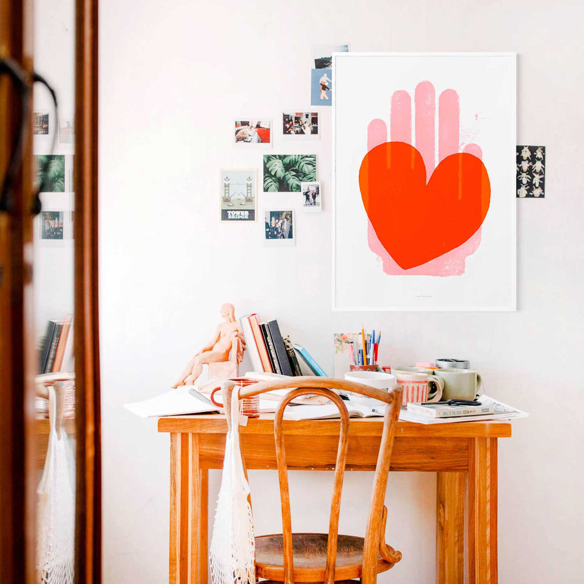 ROTES HERZ | Grafik POSTER | A3 Format | Just Another Cool Design