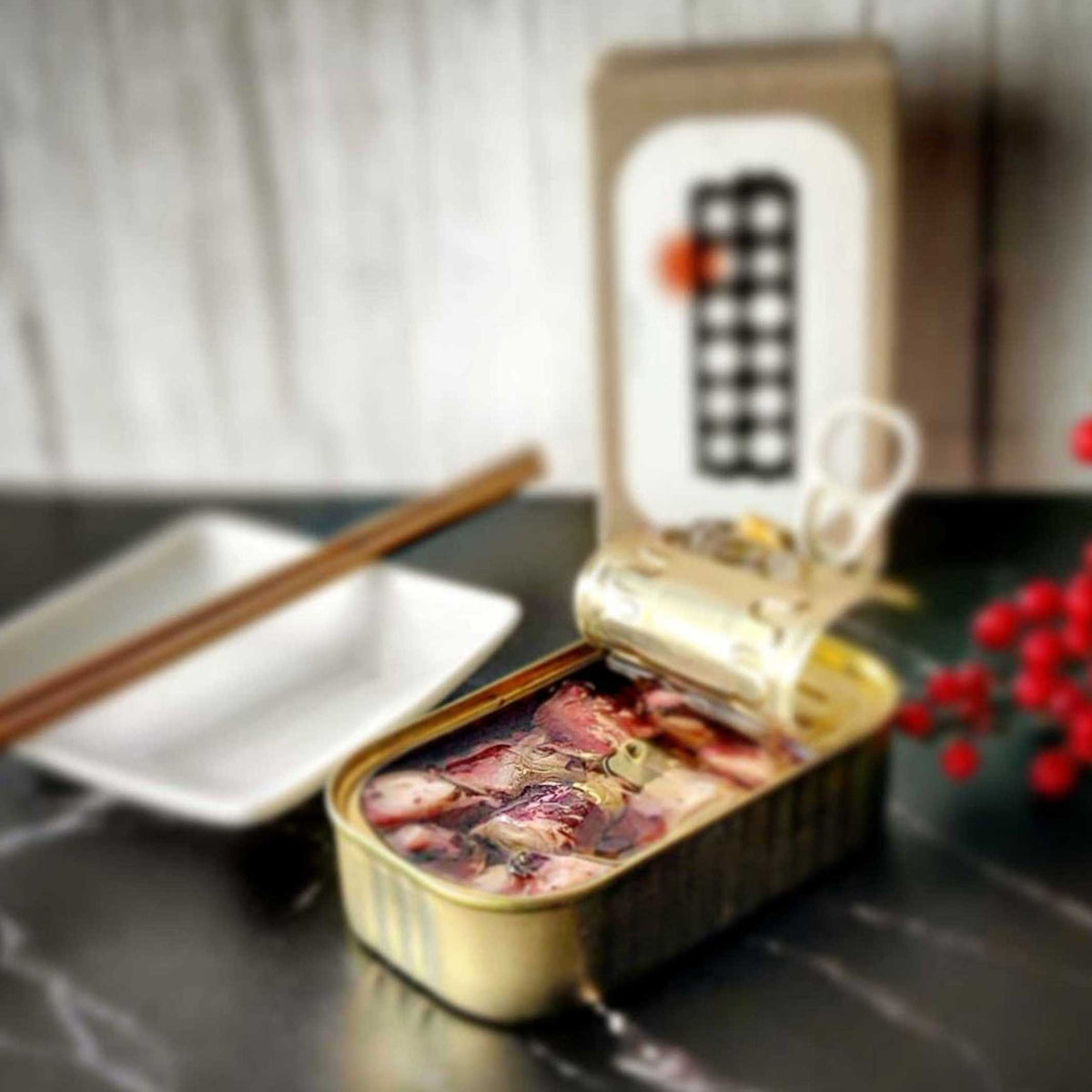 POULPE à l'huile d'olive &amp; PiriPiri | Épicerie fine CONSERVE DE POISSON | 120gr | José Gourmet