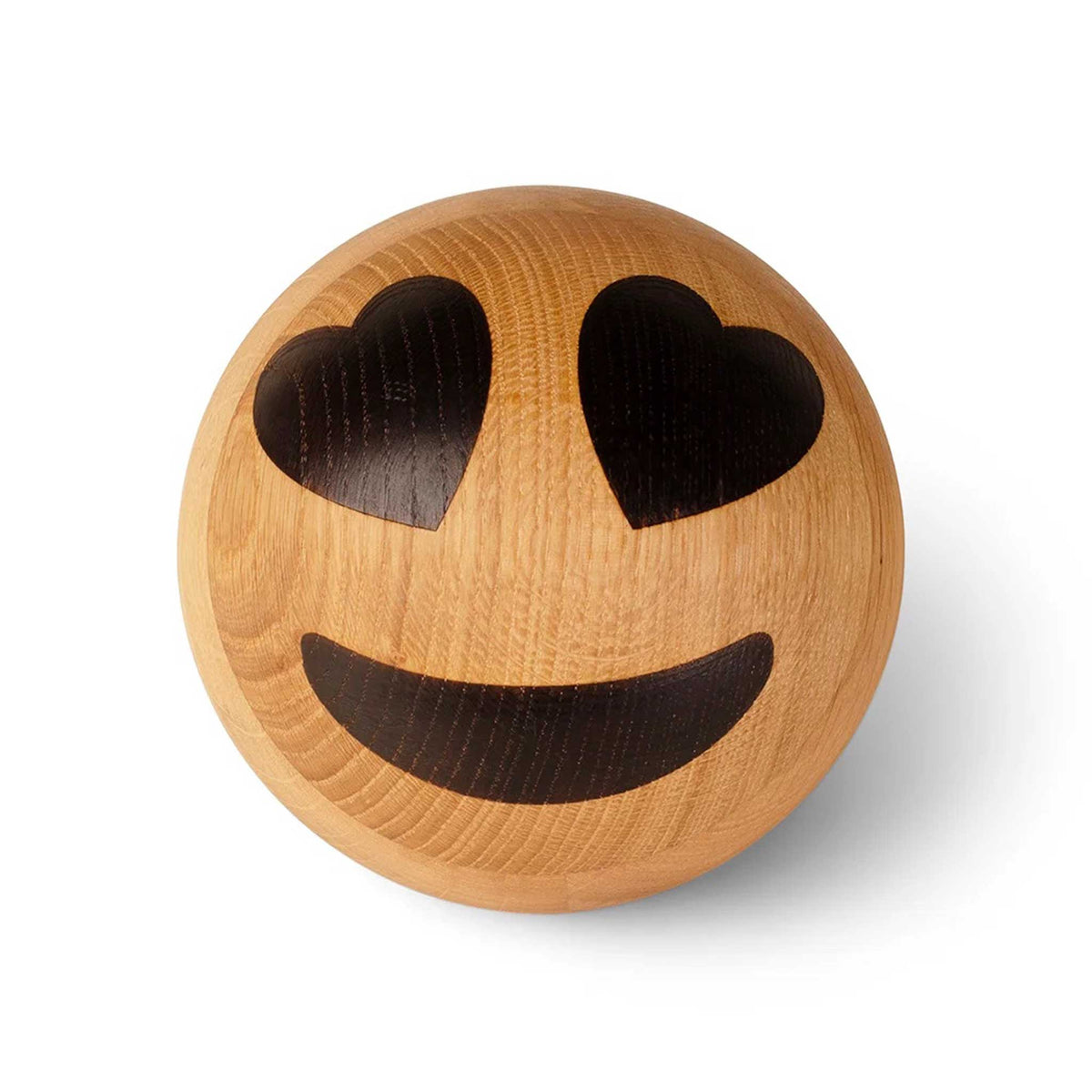 SPRING EMOTIONS BIG | lächelndes Gesicht mit herzförmigen Augen | Holz EMOTICONS | mencke&vagnby | Spring Copenhagen - Charles & Marie