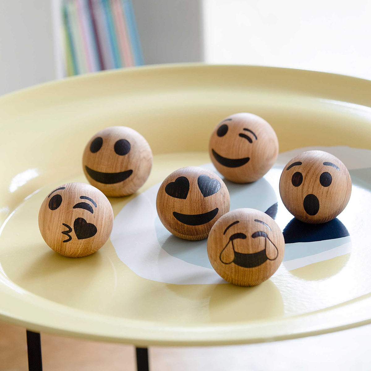 SPRING EMOTIONS | Cool | Gesicht mit Sonnenbrille | Holz EMOTICONS | mencke&vagnby | Spring Copenhagen - Charles & Marie