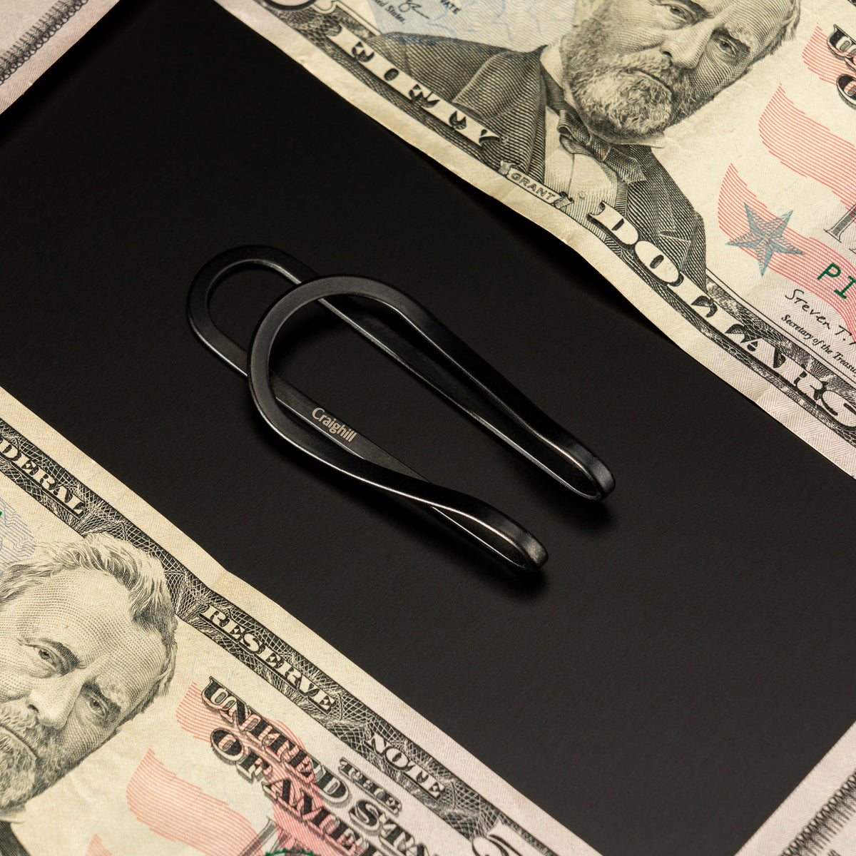 Money Clip Station – Titanium | Craighill