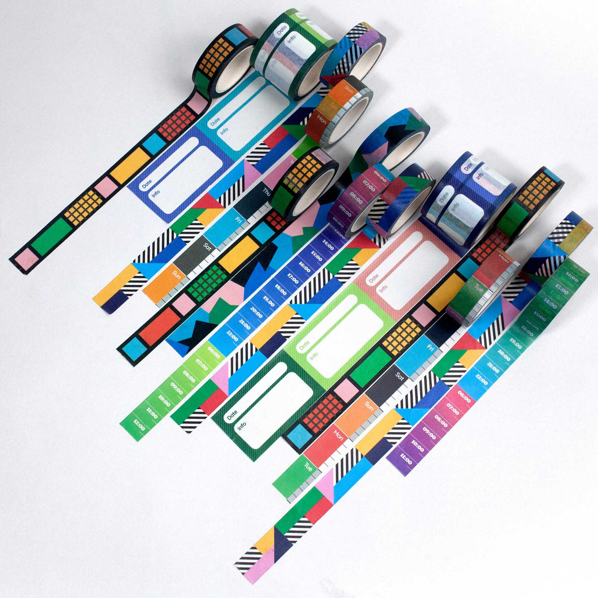 Washi DAYS on a ROLL | MASKING TAPE | Tag in Stunden | nolki
