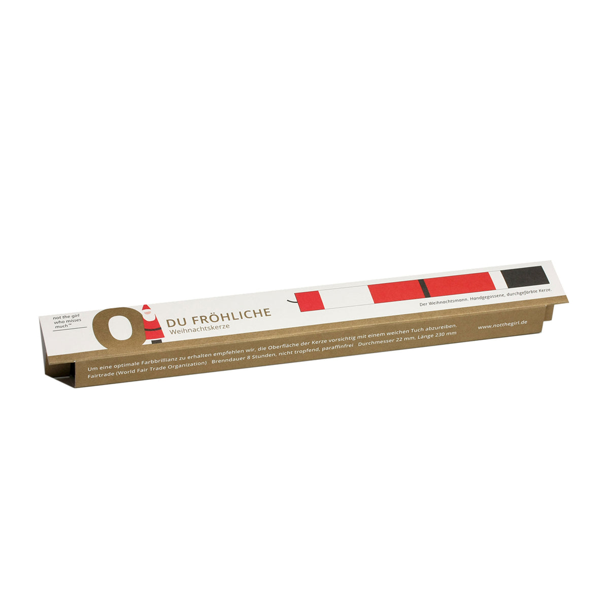 Stabkerze Weihnachtsmann – Stearin | not the girl who misses much