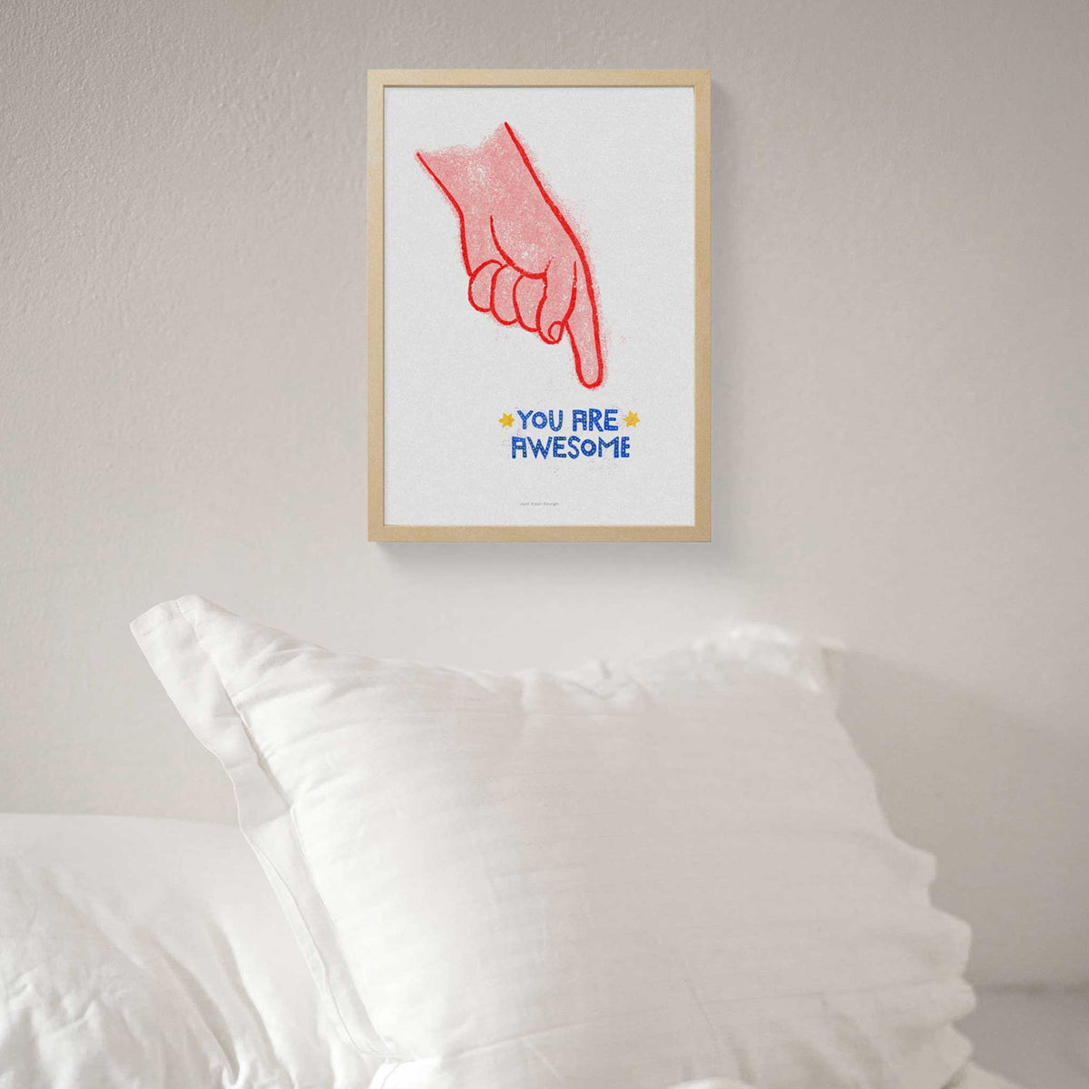 YOU ARE AWESOME | Grafik POSTER | A3 Format | Just Another Cool Design