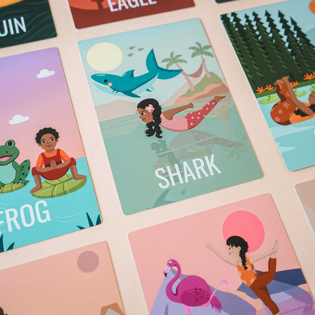 YOGA POUR ENFANTS | JEU DE CARTES | 30 EXERCICES DE YOGA pour les enfants | IMYOGI